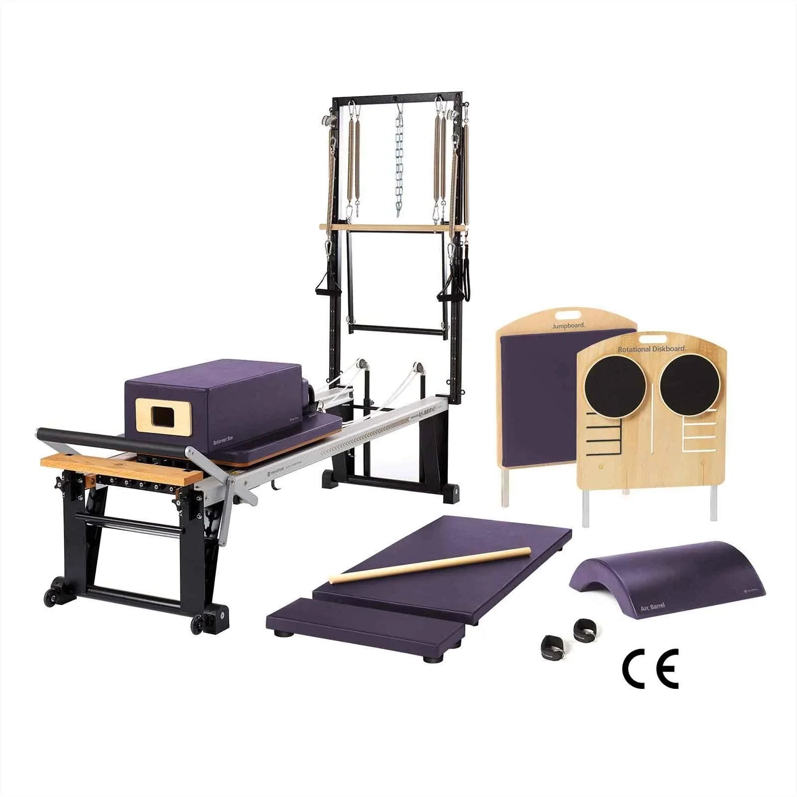 Merrithew™ Pilates Rehab Studio 1 Bundle (Mat/Reformer) Pilates Bundle Merrithew Purple Impulse
