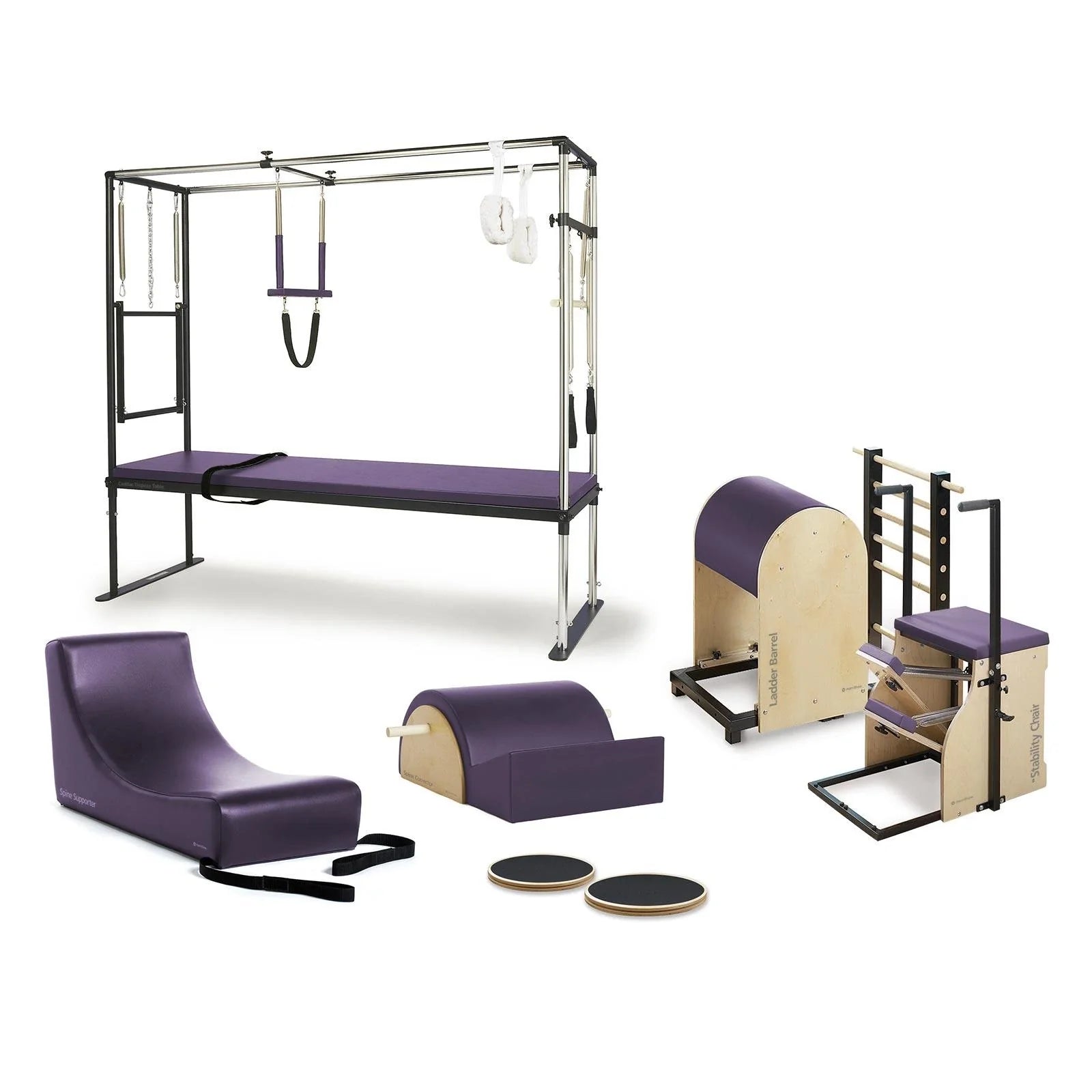 Merrithew™ Pilates Rehab Studio 2 Bundle (Cadillac, Chair, Barrel) Pilates Bundle Merrithew Purple Impulse