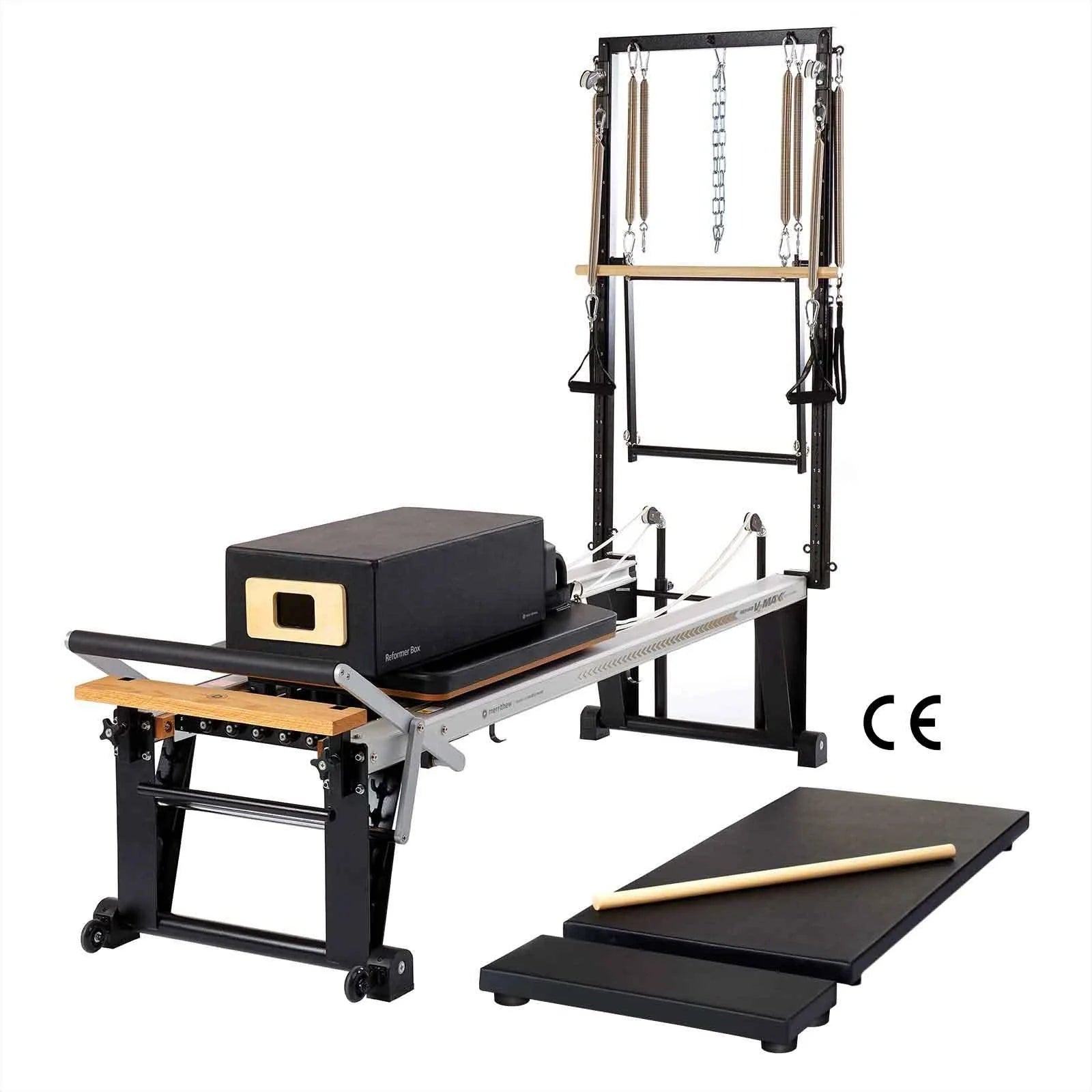 Merrithew™ Pilates Rehab V2 Max Plus™ Reformer Bundle Pilates reformer bundle Merrithew Black