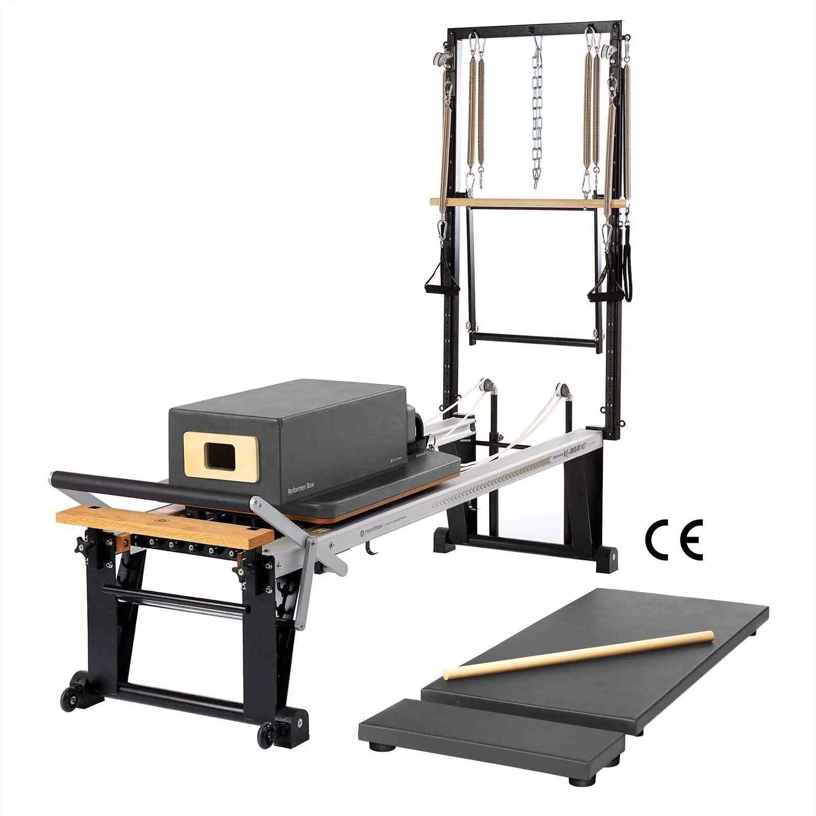 Merrithew™ Pilates Rehab V2 Max Plus™ Reformer Bundle Pilates reformer bundle Merrithew Gunmetal Gray