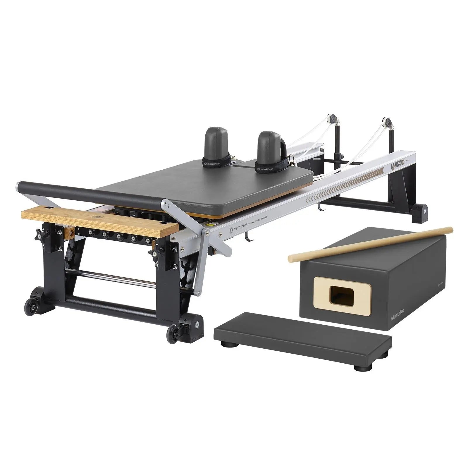 Merrithew™ Pilates At Home V2 Max™ Reformer Package Pilates Reformer Merrithew Gunmetal Gray