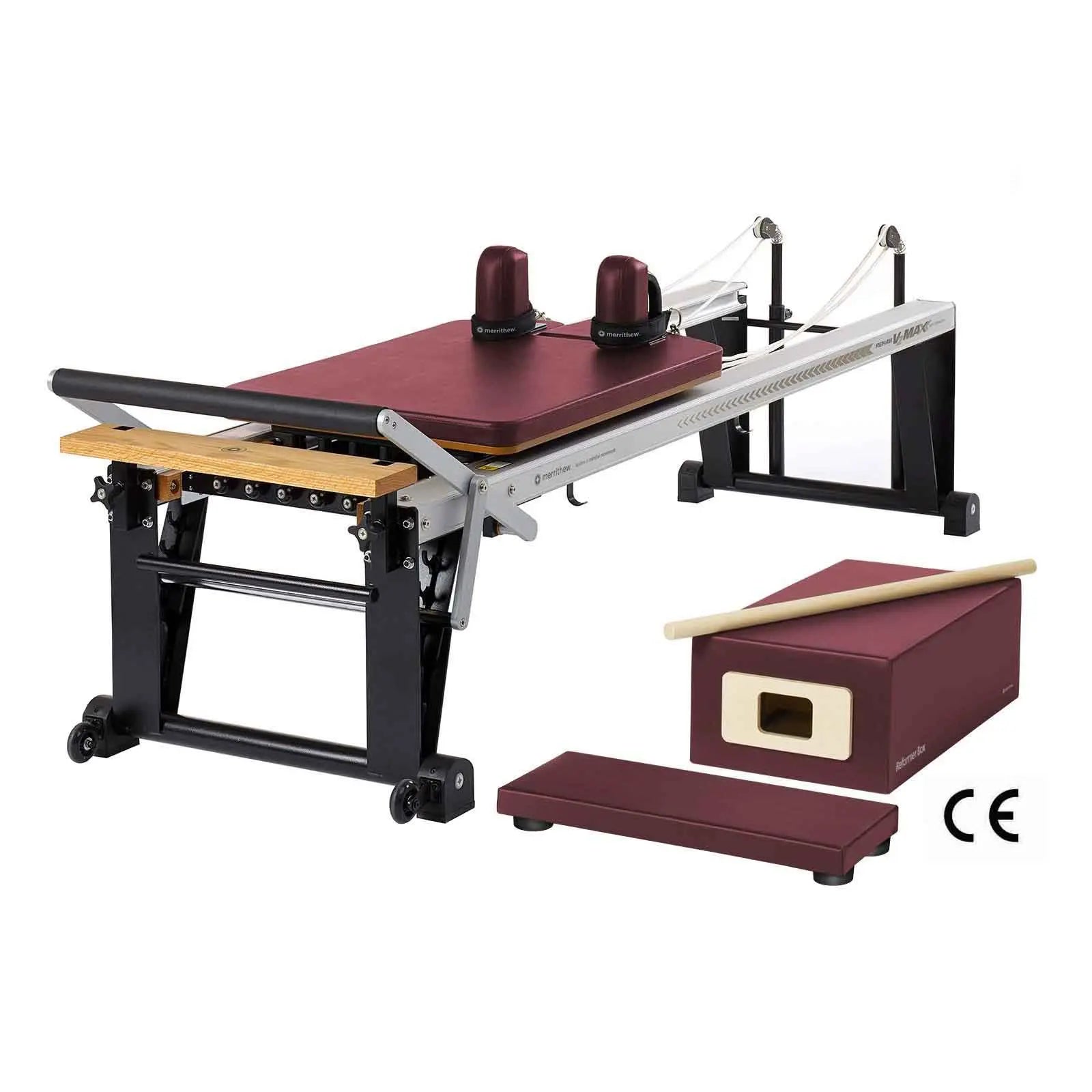 Merrithew™ Pilates Rehab V2 Max™ Reformer Bundle Pilates Bundle Merrithew Red Truffle