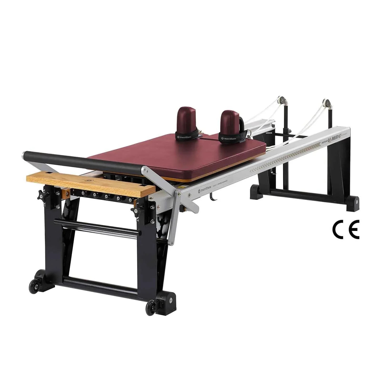Merrithew™ Pilates Rehab V2 Max™ Reformer Machine Pilates Reformer Merrithew Red Truffle