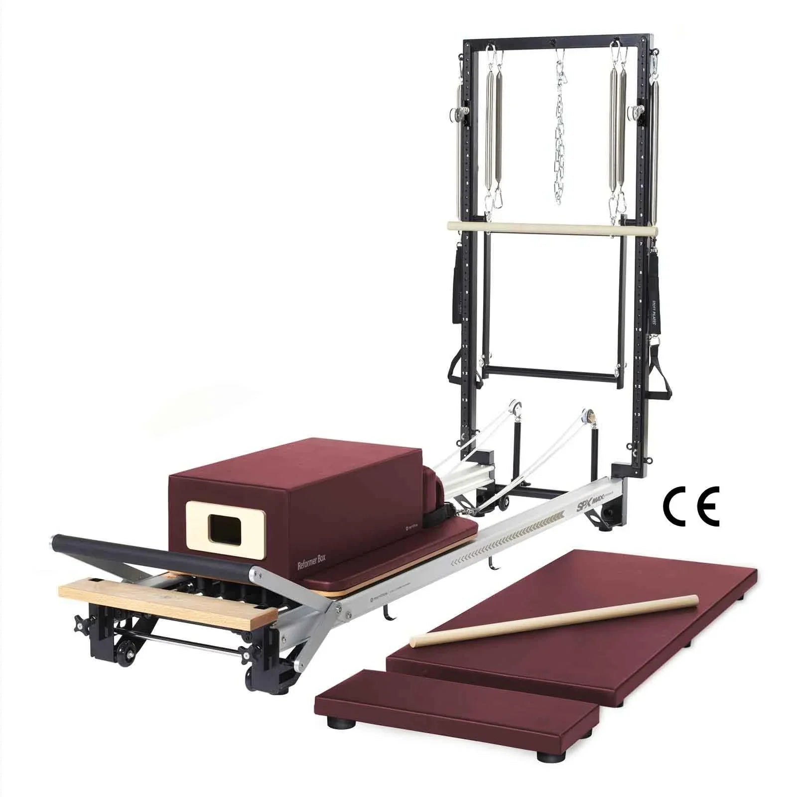 Merrithew™ Pilates SPX® Max Plus™ Reformer Bundle Pilates Bundle Merrithew Red Truffle