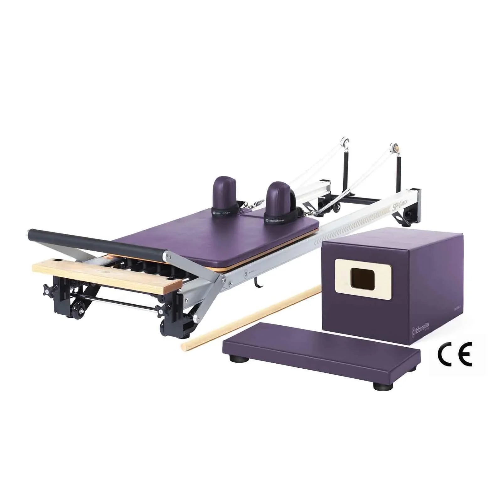 Merrithew™ Pilates SPX® Max Reformer Bundle with Tall Box Pilates Bundle Merrithew Purple Impulse