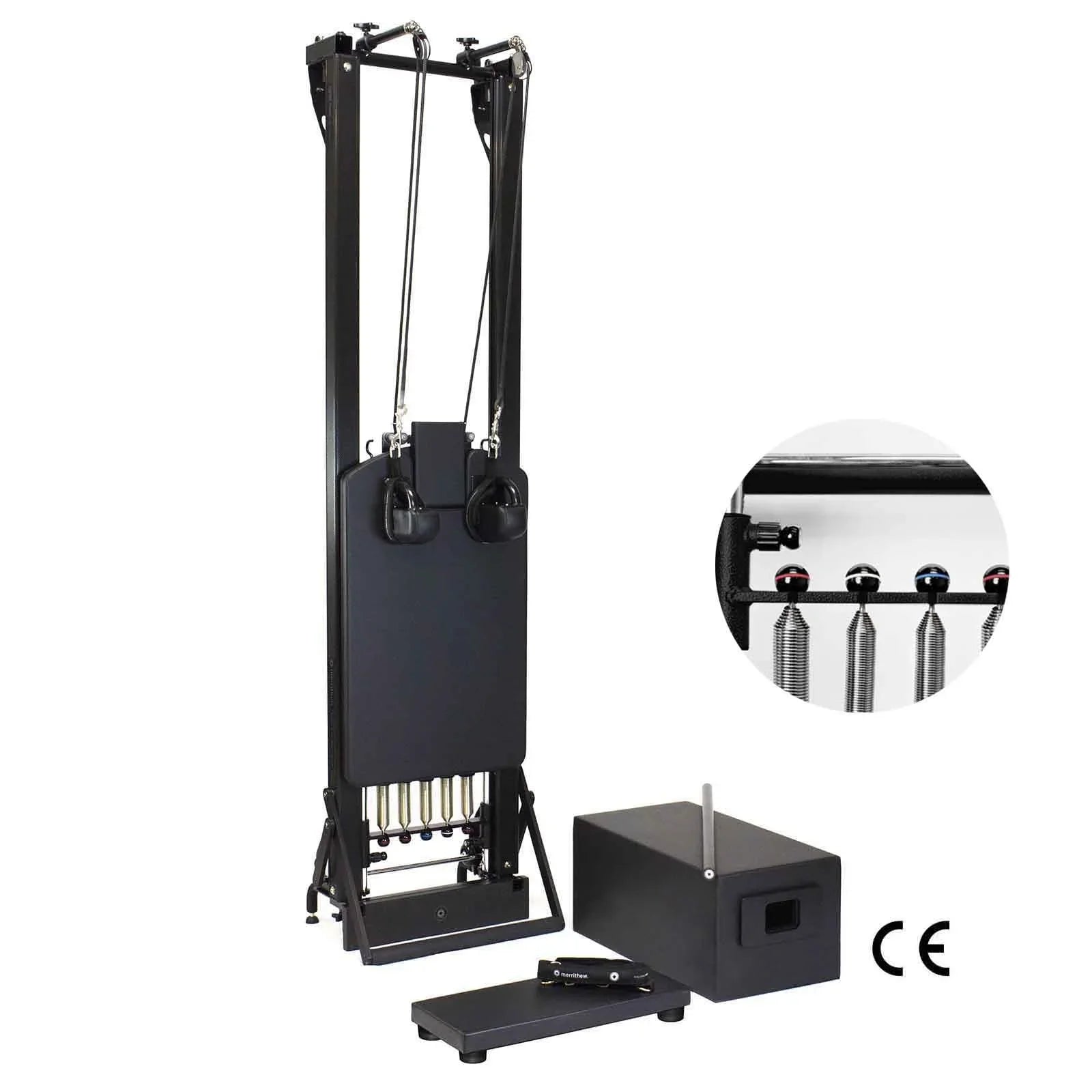 Merrithew™ Pilates SPX® Max Reformer with Vertical Stand and HPGB Bundle (Onyx) Pilates Bundle Merrithew Default Title