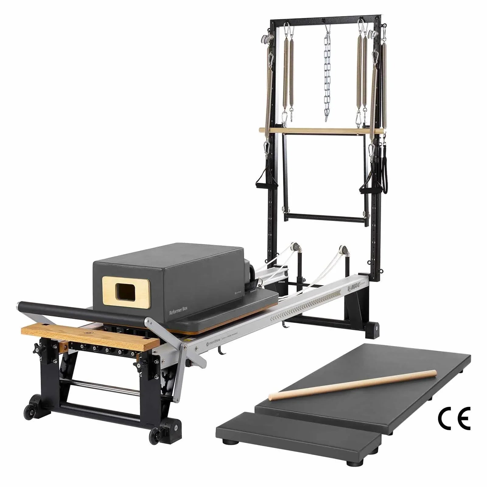 Merrithew™ Pilates V2 Max Plus™ Reformer Bundle Pilates Bundle Merrithew Gunmetal Gray