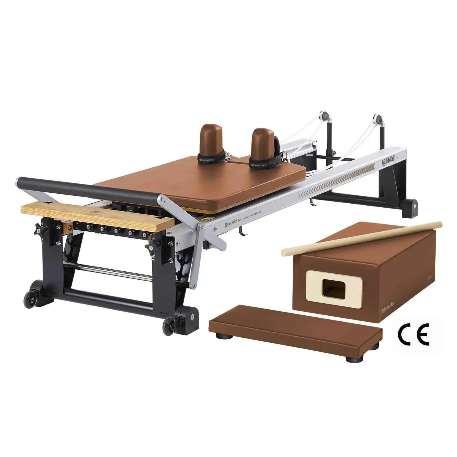 Merrithew™ Pilates V2 Max™ Reformer Bundle Reformers Merrithew Red Truffle