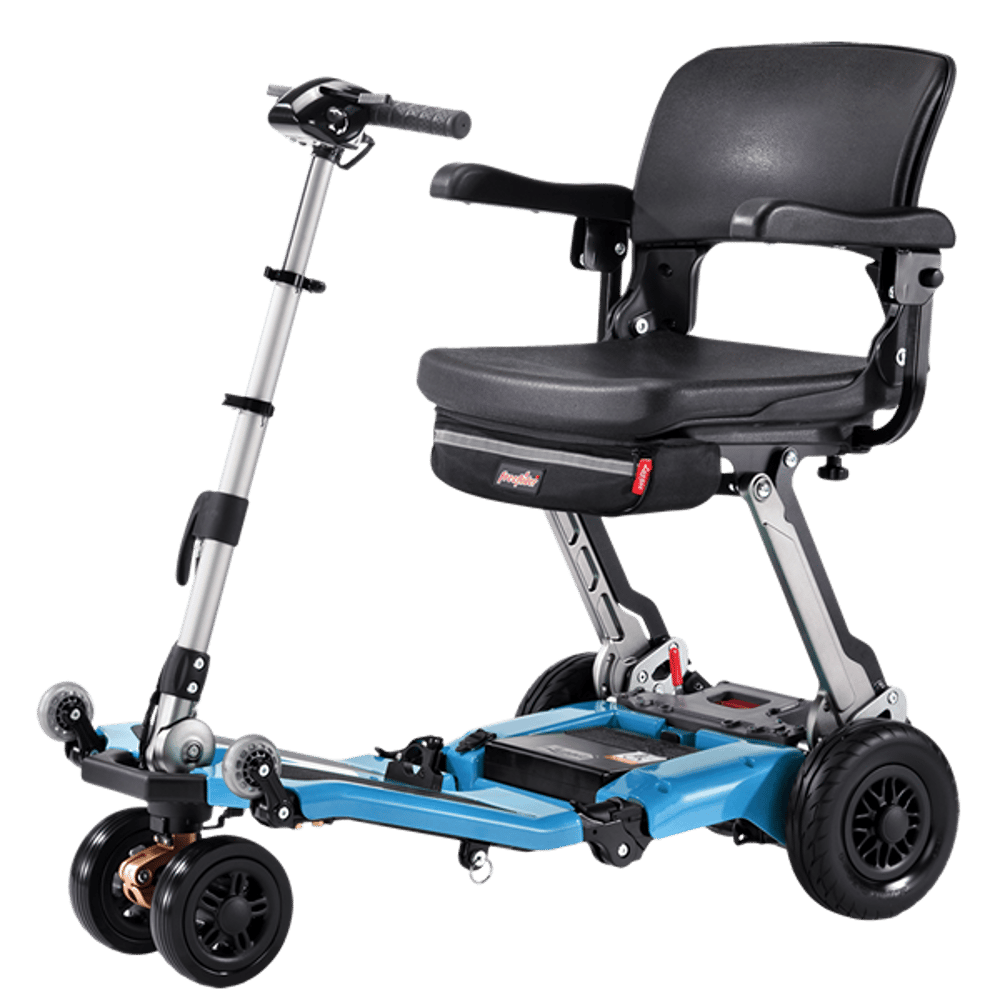 FreeRider Luggie Super Plus 3 Foldable Mobility Scooter Mobility Scooters FreeRider USA Ocean Blue 10.5ah