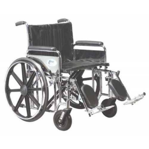 Drive Medical Wheelchair Bariatric 20 Wide with Rem Desk Arms Swing away footrests Drive Medical Default Title
