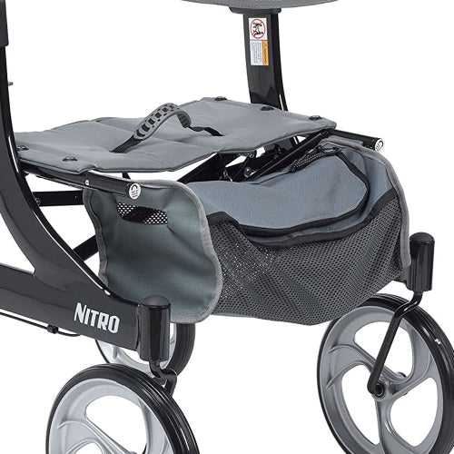 Drive Medical Nitro Rollator- Black Drive Medical