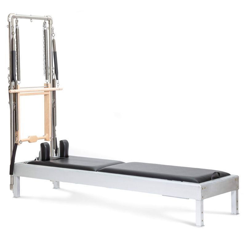 Elina Pilates Classic Aluminium Reformer 86" with Tower Pilates Elina Pilates Grey