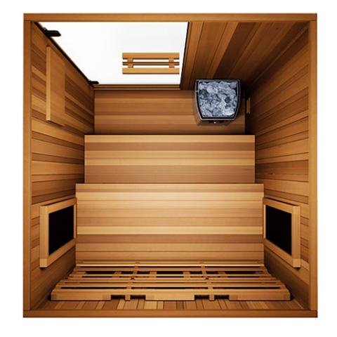 Finnmark FD-4 Trinity Infra-Steam Combo (2-Person Infrared & Steam Sauna) Sauna Finnmark Sauna