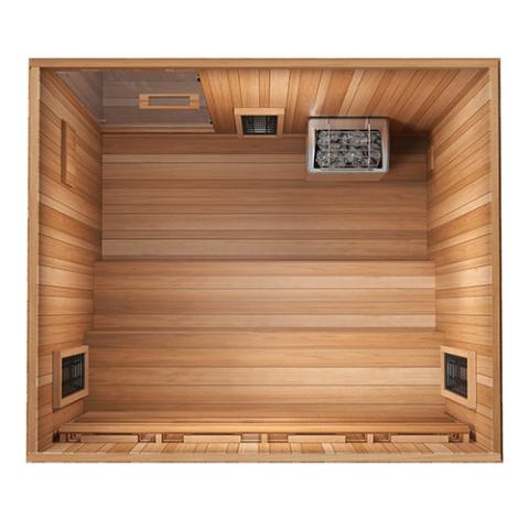 Finnmark FD-5 Trinity XL Infra-Steam Sauna (4-Person Infrared & Steam Sauna Combo) Sauna Finnmark Sauna