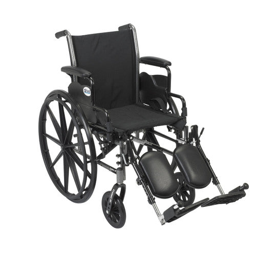 Drive Medical Cruiser 3 Wheelchair 18 Flip Back Full Arm Drive Medical