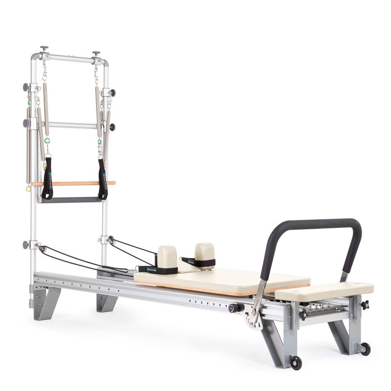 Elina Pilates Mentor Reformer With Tower Pilates Elina Pilates Ivory