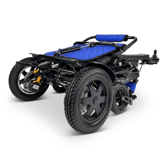 ComfyGO Majestic IQ-9000 Long Range Remote Controlled Folding Reclining Electric Wheelchair Power Wheelchairs ComfyGO