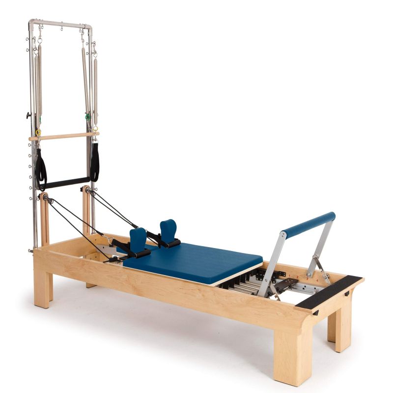 Elina Pilates Physio wood reformer with tower Pilates Elina Pilates Blue