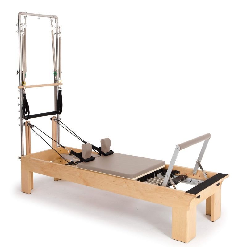 Elina Pilates Physio wood reformer with tower Pilates Elina Pilates Mocha