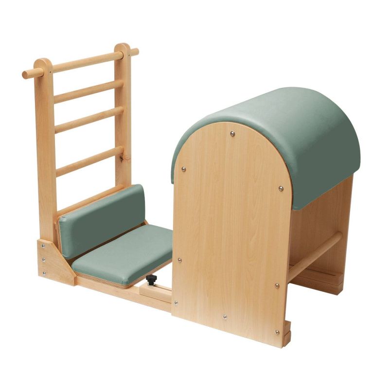 Elina Pilates Ladder Barrel ELITE with wooden base Pilates Elina Pilates Green