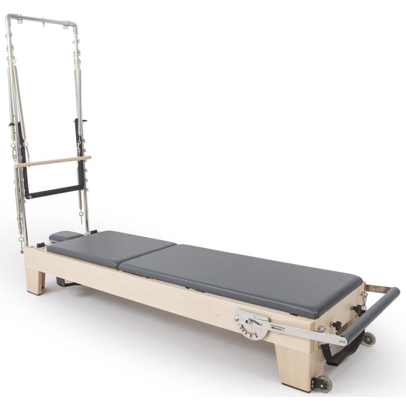 Elina Pilates Wood Reformer for Pilates "ELITE" With Tower Pilates Elina Pilates Grey
