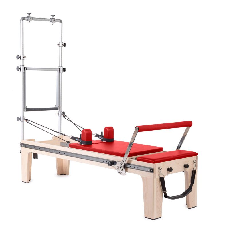 Elina Pilates Reformer Master Instructor Fisio with Tower Pilates Elina Pilates Red