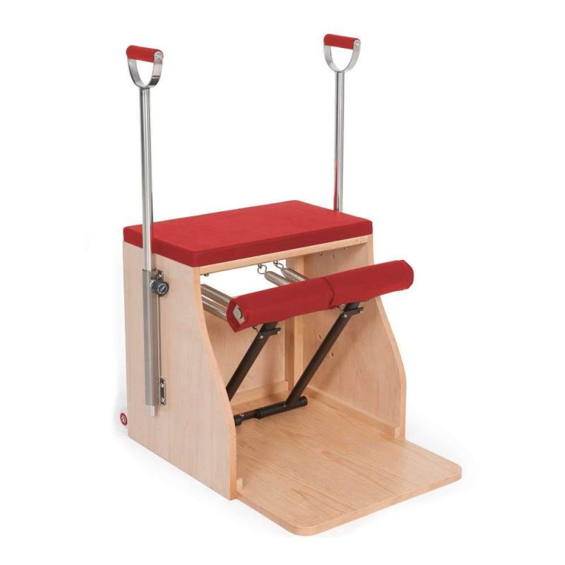 Elina Pilates Wood Combo Chair Pilates Elina Pilates Red