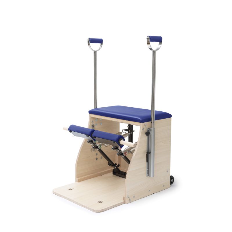 Elina Pilates Wood Pilates Chair ELITE (Combo Chair) with handles Pilates Elina Pilates Blue