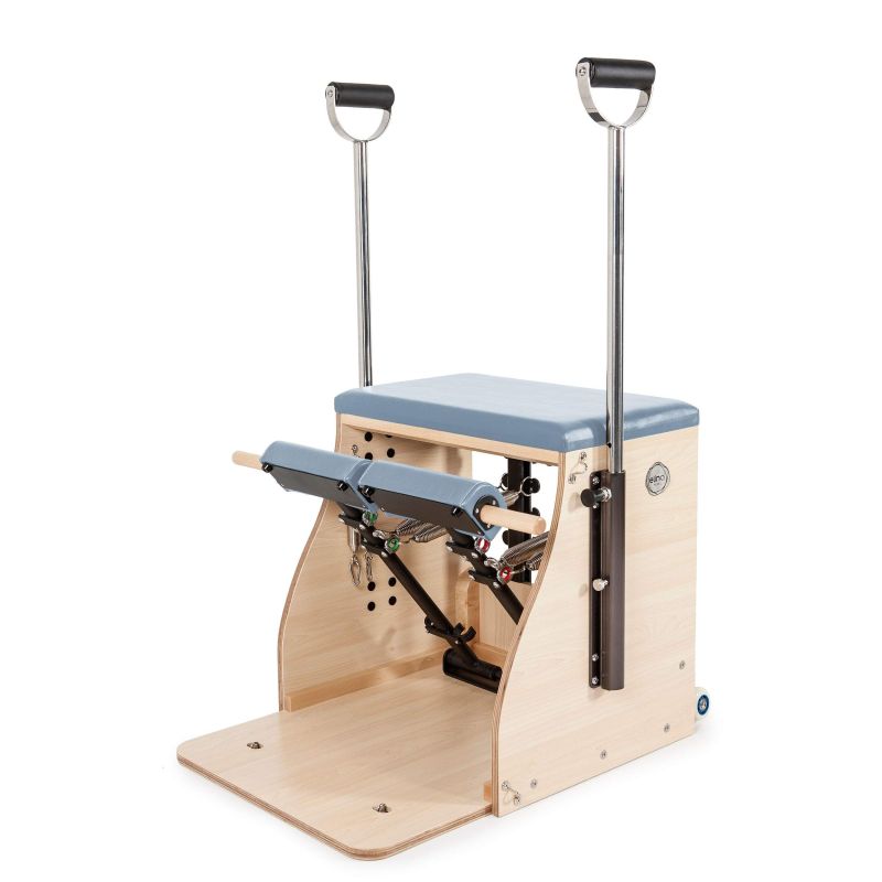 Elina Pilates Wood Pilates Chair ELITE (Combo Chair) with handles Pilates Elina Pilates Ocean Blue