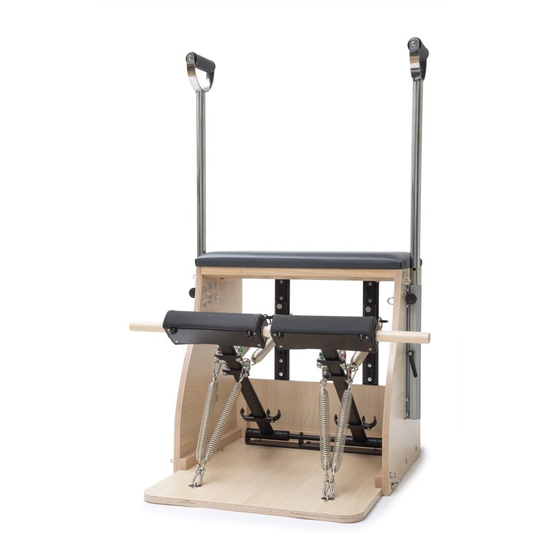 Elina Pilates Wood Pilates Chair ELITE (Combo Chair) with handles Pilates Elina Pilates Black