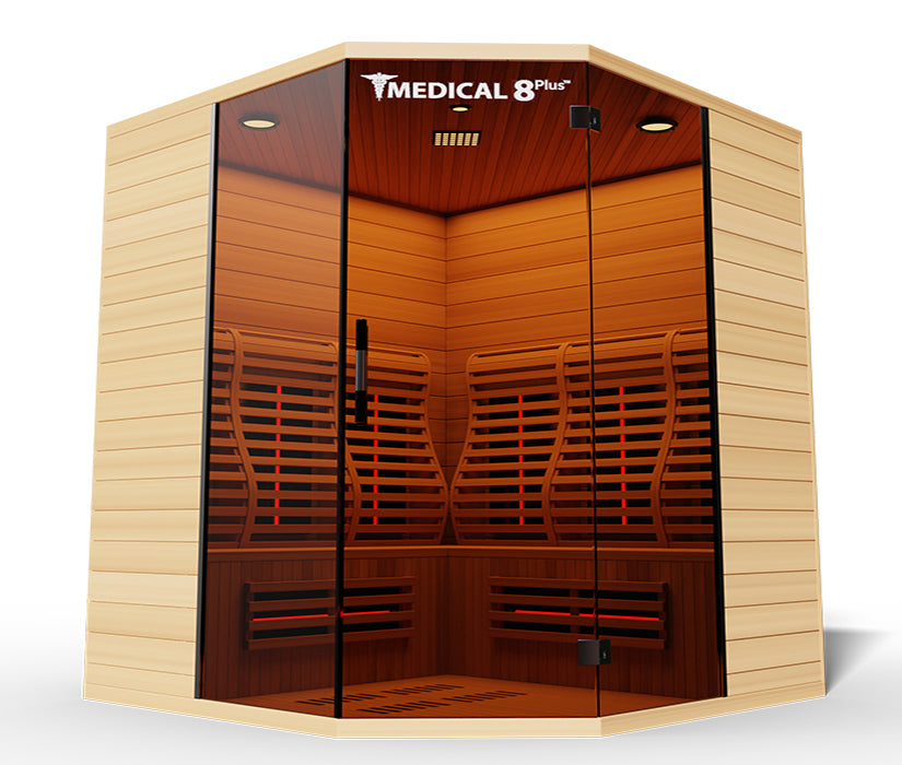 Medical Breakthrough Medical 8 Plus Ultra Full Spectrum Infrared 3-4 Person Sauna INFRARED SAUNA Medical Breakthrough   