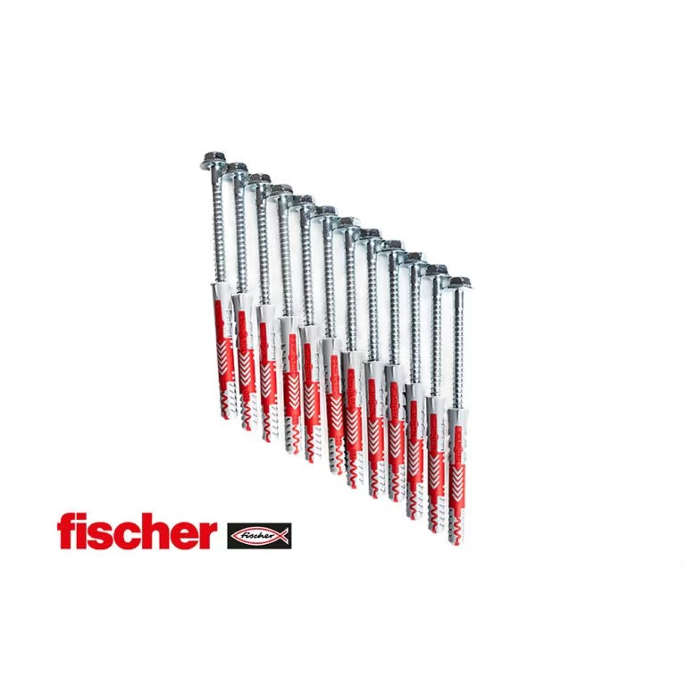 BenchK KM12 – Fischer 10 × 80 Expansion Plugs with BenchK Wall Bars Screws (12 pcs.) Fitness Bench K   