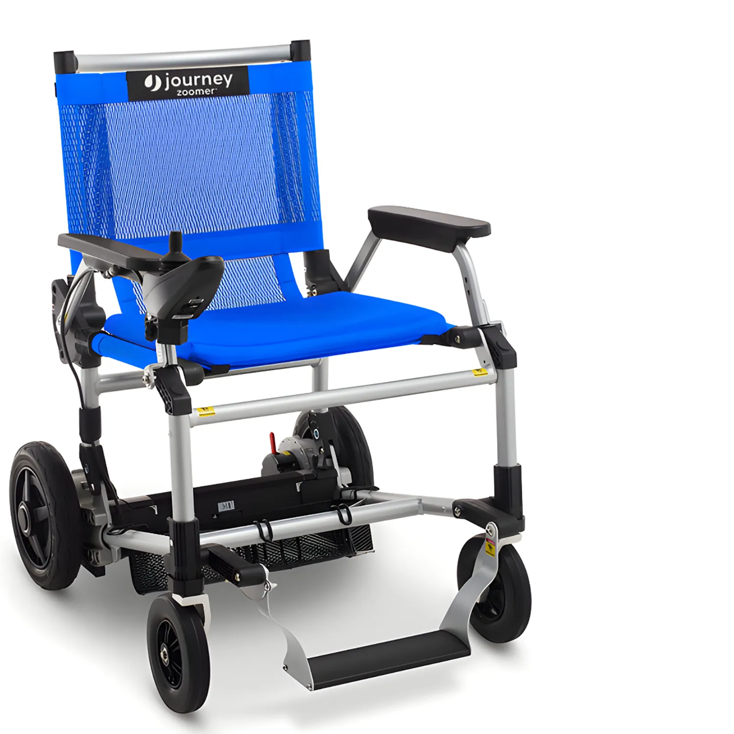 Journey Zoomer Folding Power Chair Power wheelchairs Journey Blue Right-handed Joystick 