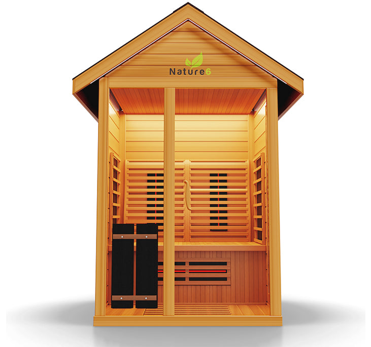 Medical Breakthrough Nature 6 Infrared 3-Person Outdoor Sauna Outdoor Sauna Medical Breakthrough   