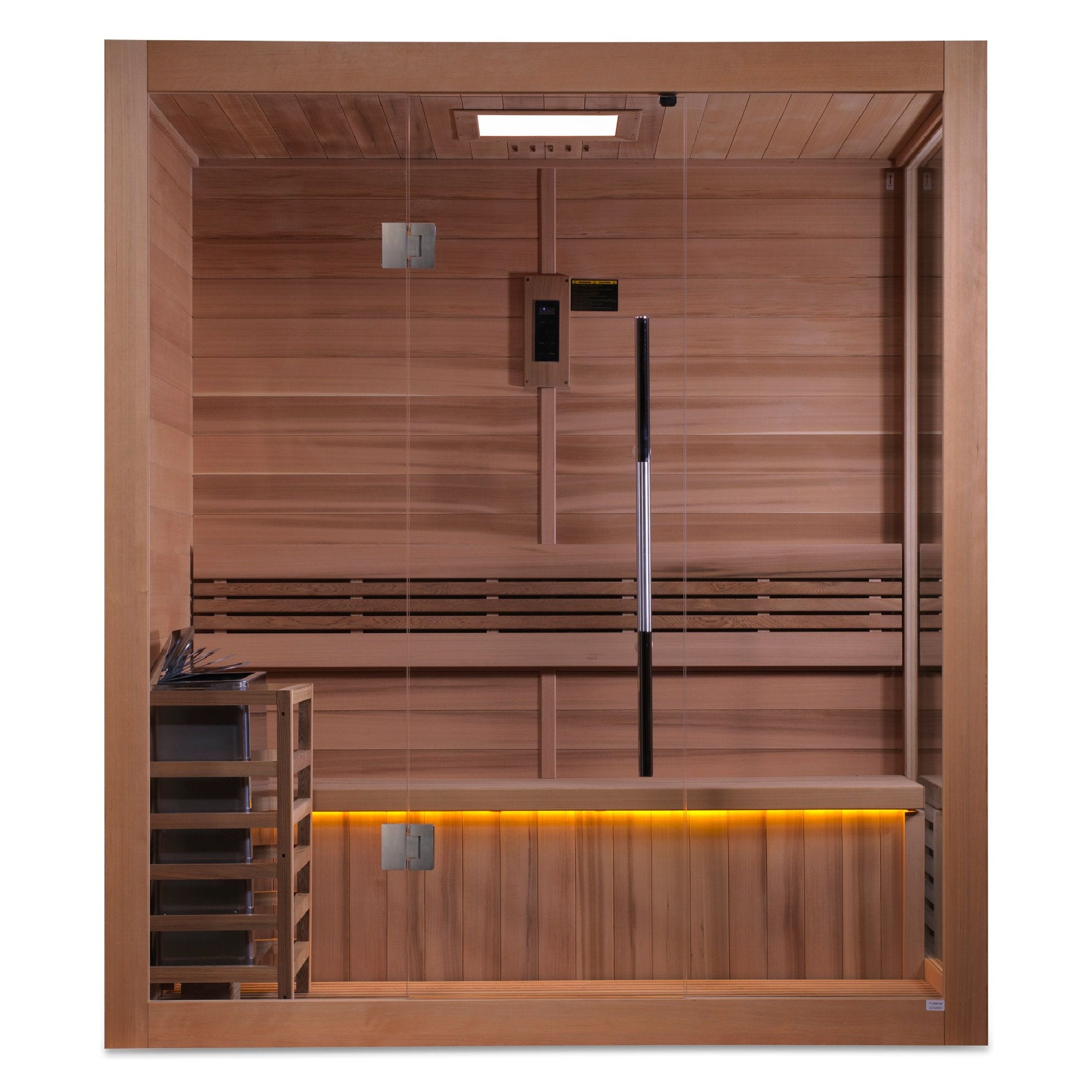 Golden Designs Forssa Edition 3 Person Indoor Traditional Sauna Indoor Sauna Golden Designs Saunas   