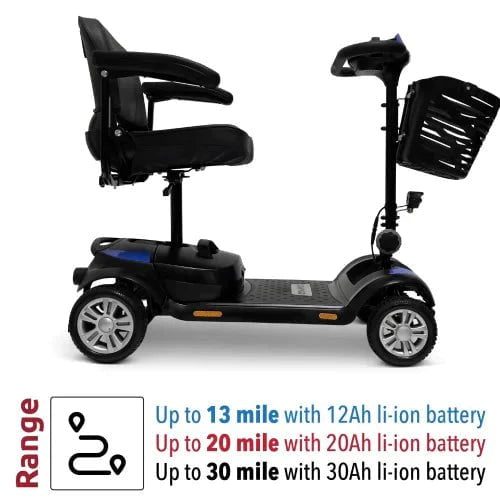 ComfyGo Z-4 Electric Powered 4-Wheel Mobility Scooter with 5 Part Detachable Frame Mobility Scooter ComfyGo   