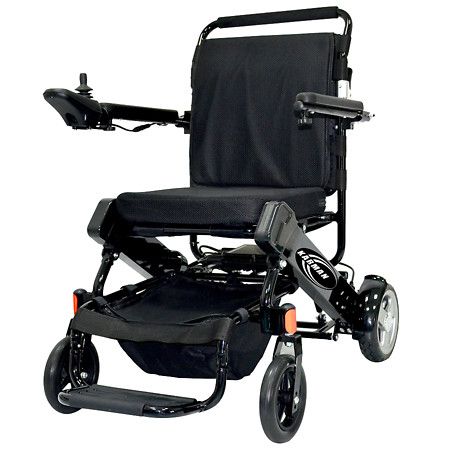 Karman PW-F500 Tranzit Foldable Lightweight Power Wheelchair Power wheelchairs Karman Healthcare Black  