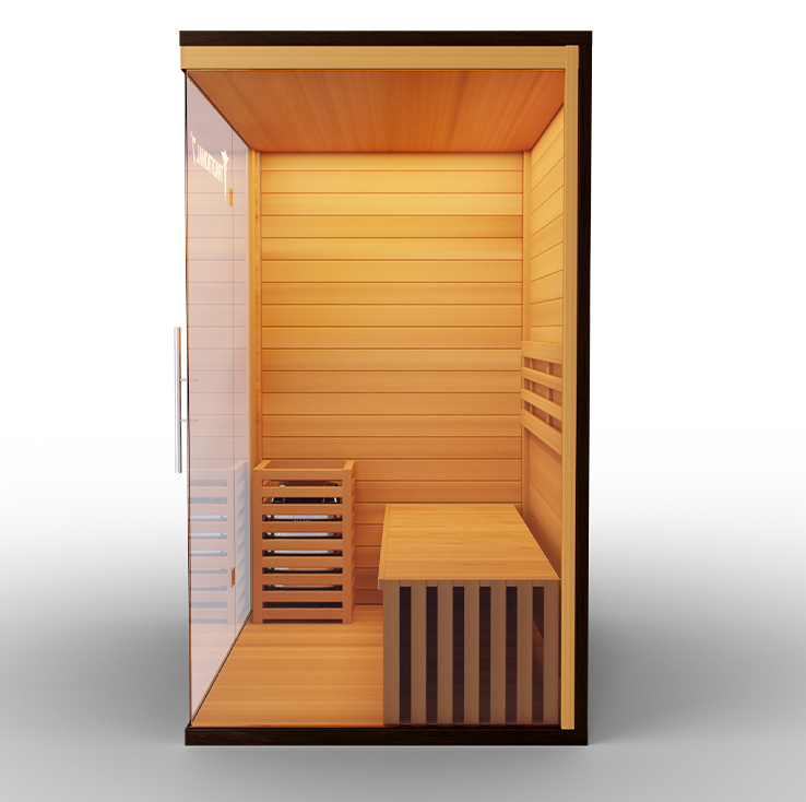 Medical Breakthrough Traditional 7 Infrared 3-4 Person Sauna Outdoor Sauna Medical Breakthrough   