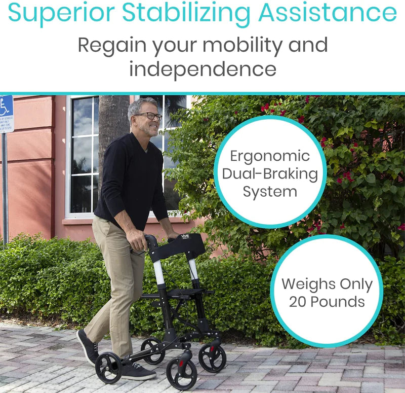 Vive Health Rollator Walker Mobility Vive Health   