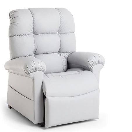 Journey Perfect Sleep Lift Chair "The World's Best Sleep Chair" lift chair Journey Deluxe 2 Zone MiraLux - Better than leather - Never cold to the touch - Ultimate in comfort and durability Light Gray Spectra