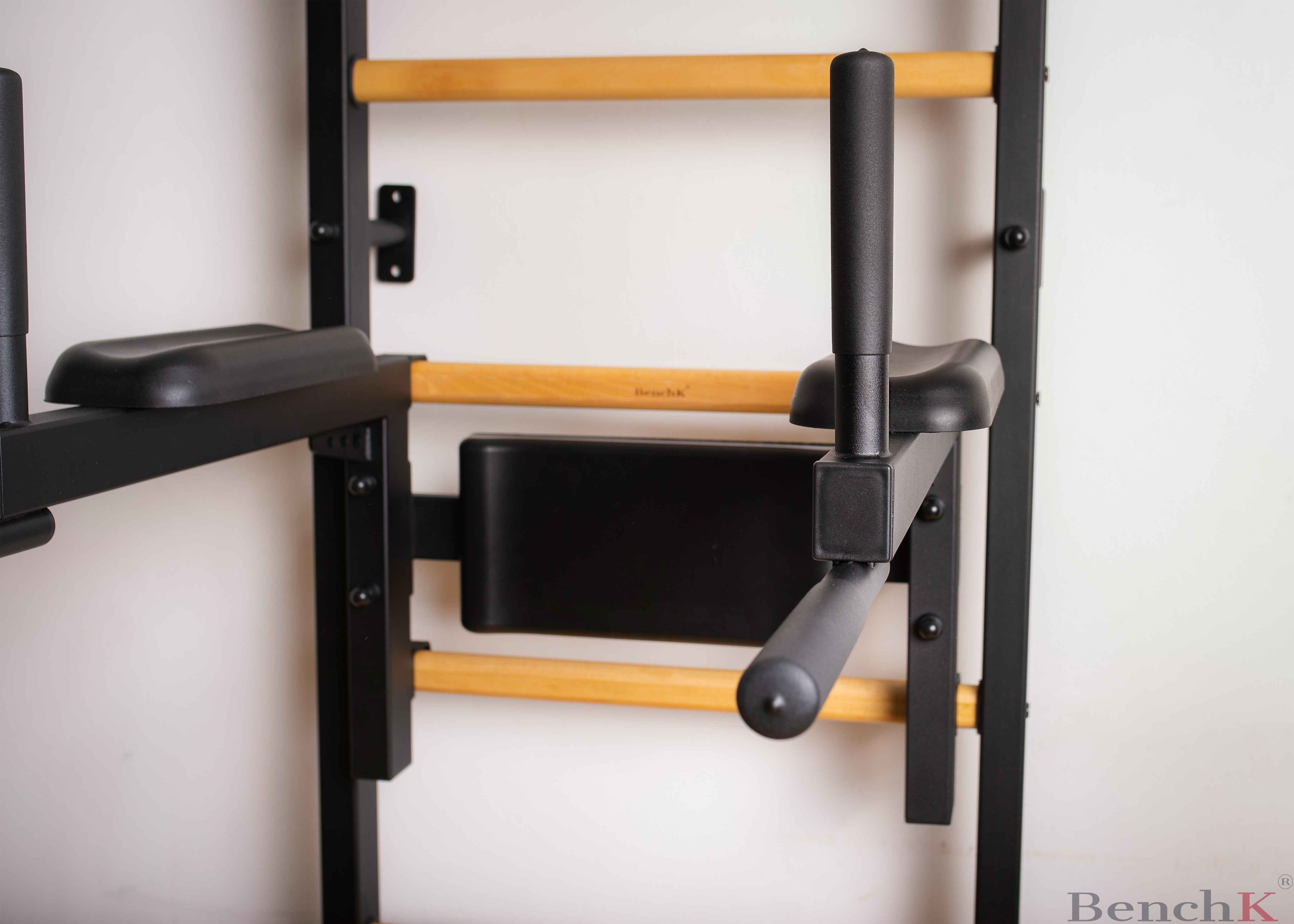 BenchK 733B, 733W Luxury Wall Bars for Home Gym Fitness Bench K   