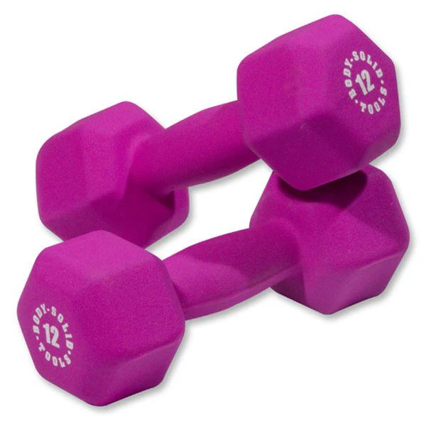 Body-Solid Tools BSTND Neoprene Dumbbell Sets Dumbbell Set Body-Solid