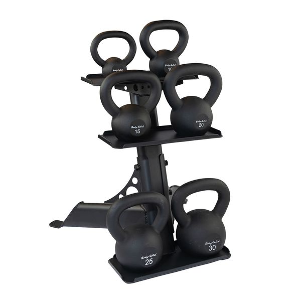 Body Solid GDKR50B 3-Tier Kettlebell Rack kettlebell Rack Body-Solid