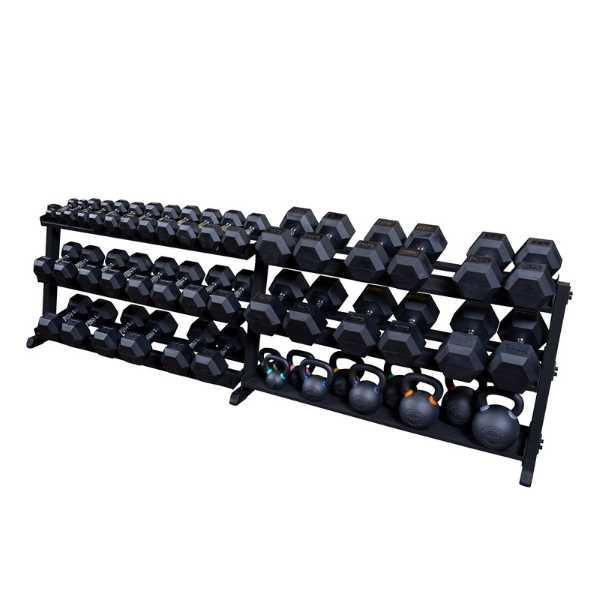 Body Solid GDR60 2 Tier Dumbbell Rack 2 Tier Dumbbell Rack Body-Solid