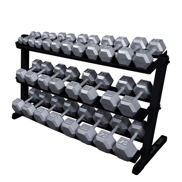 Body Solid GDRT6B 60" Dumbbell Shelf Body-Solid