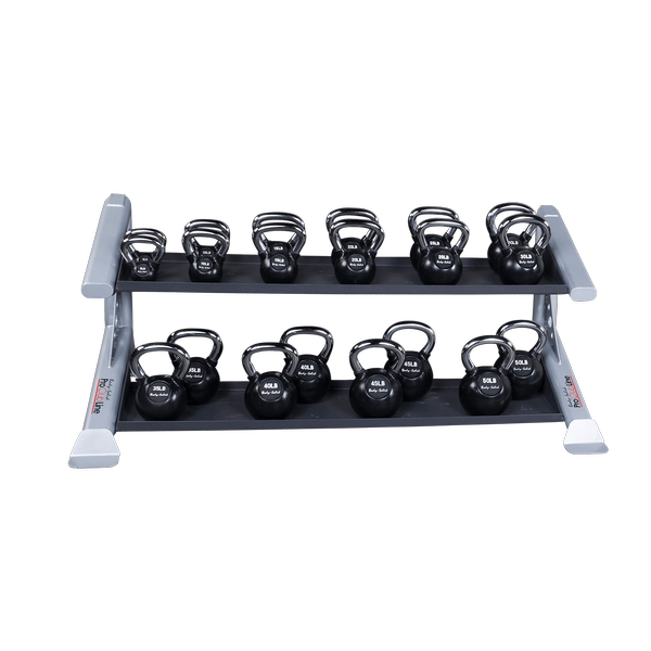 Body Solid Pro Clubline SDKR500KB 2 Tier Kettlebell Rack kettlebell Rack Body-Solid