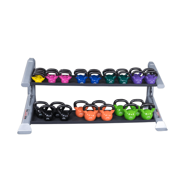 Body Solid Pro Clubline SDKR500KB 2 Tier Kettlebell Rack kettlebell Rack Body-Solid