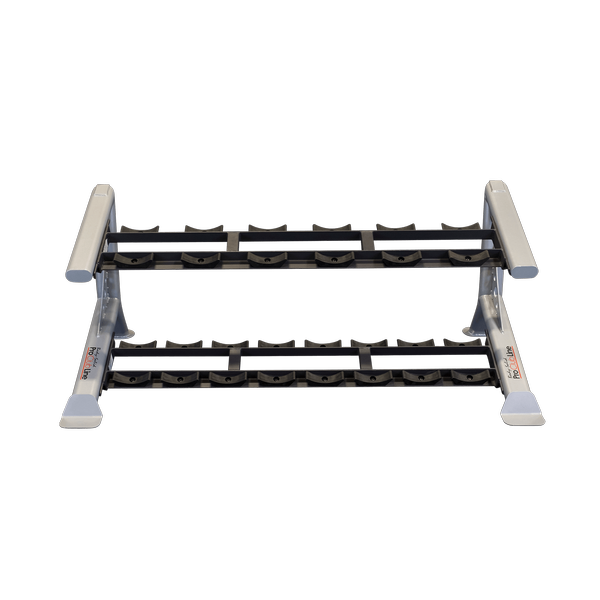 Body Solid Pro Clubline SDKR500SD 2 Tier Saddle Dumbbell Rack Dumbbell Rack Body-Solid Default Title