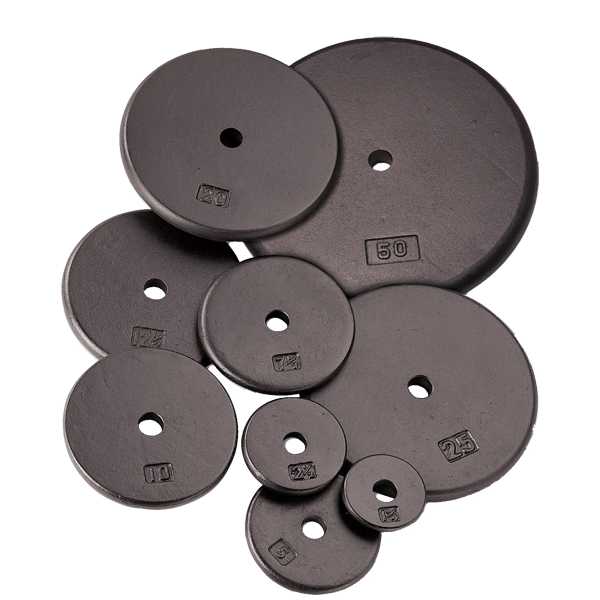 Body Solid Cast Iron Standard Weight Plate Sets - RPB Weight Plate Set Body-Solid 255.25 lbs Set