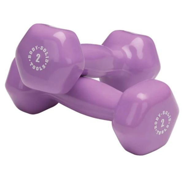 Body-Solid Tools BSTVD Vinyl Dumbbell Sets Body-Solid